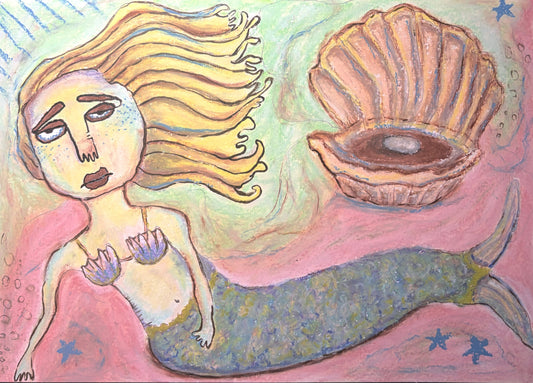 Pearl Diver - 21 × 29.7cm (A4)