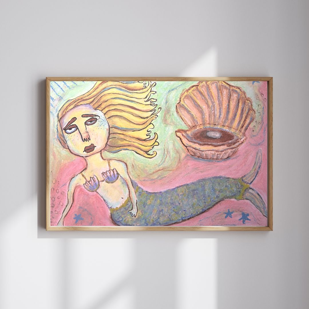 Pearl Diver - 21 × 29.7cm (A4)