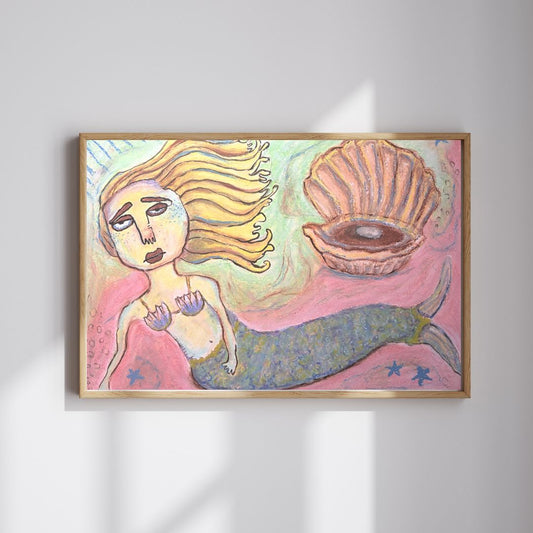 Pearl Diver - 21 × 29.7cm (A4)
