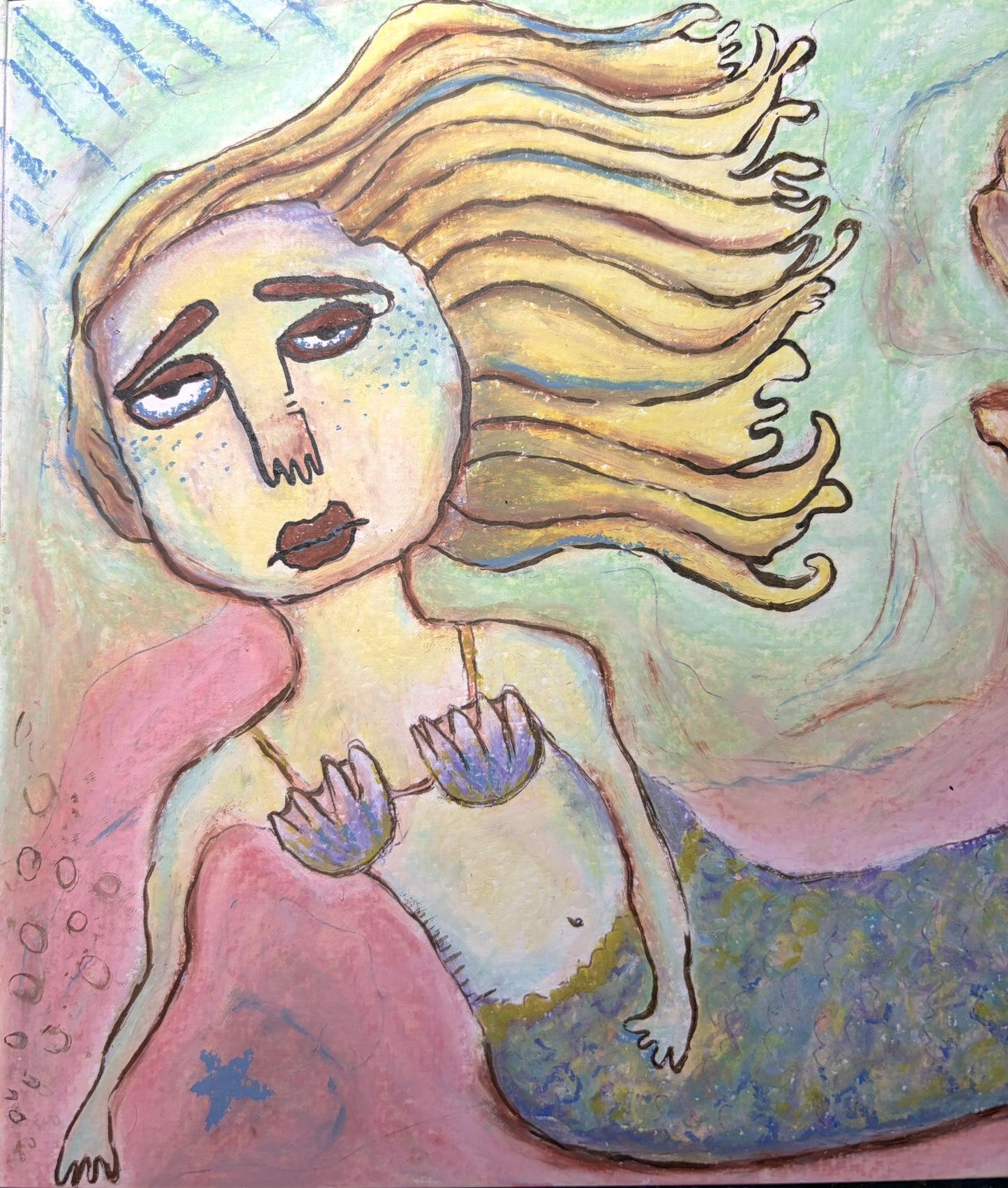 Pearl Diver - 21 × 29.7cm (A4)